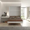 Schrankbett HeimLiving 140x200 cm Vertikal Weiß/Wildeiche Produktbild-Vorschau 9