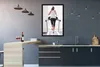 MuchoWow® Gerahmtes Poster Eine Frau trainiert auf einem Produktbild-Vorschau 2