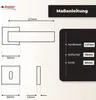 DOMINO Türgriff Drückergarnitur BB-Buntbart Set | Produktbild-Vorschau 4