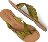 Lazamani Avi Damen Leder-Zehentrenner Green Größe 39 Produktbild-Vorschau 3
