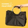 eluno Einkaufstasche WARWE aus Polyester, schwarz 43 x 29,5 Produktbild-Vorschau 9