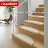 Floordirekt Stufenmatten Madrid halbrund Shaggy Produktbild-Vorschau 4