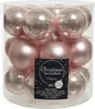 Weihnachtskugeln Glas 4cm 18 Stück - Puderrosa Produktbild-Vorschau 1