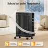 VonHaus Ölradiator 2500W, 11 Lamellen Elektroheizkörper, Produktbild-Vorschau 4