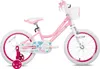 HILAND 18 Zoll Mädchen Kinderfahrrad mit Korb & Bändern, Produktbild-Vorschau 4