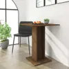 vidaXL Stolik bistro brązowy dąb 60x60x75 cm materiał Podgląd zdjęcia produktu 11