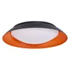 LEDVANCE Orbis Plate LED-Deckenleuchte, schwarz-orange, Produktbild-Vorschau 1