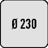 A close-up of a button or label with text indicating a diameter and a number. Produktbild-Vorschau
