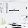 A clean, modern kitchen scene with white cabinets and appliances. Anteprima dell’immagine prodotto