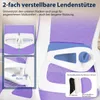 Bürostuhl Schreibtischstuhl mit klappbaren Armlehnen & Produktbild-Vorschau 3