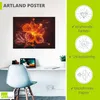 ARTland Poster Feuerblume Größe: 40x30 cm Produktbild-Vorschau 3