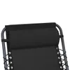 vidaXL Poggiatesta per sdraio nero 40 x 7,5 x 15 cm Anteprima dell’immagine prodotto 3