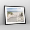 Gerahmtes Poster - Schwarzer Rahmen - Strand Düne Eintritt Produktbild-Vorschau 8