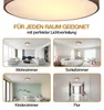 MONZANA® Plafonnier Ciel étoilé Rond Ø 30cm Abat-jour Tissu Voir les images du produit 5