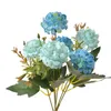 Clayre & Eef Fleur artificielle 28 cm bleu plastique Voir les images du produit 1