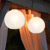 3er Set LED Solar Außen-Hängeleuchte, Lampion weiß, D 30 cm Produktbild-Vorschau 6