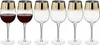 Weinglaser Gold - 6x Stuck - 380ml - Glas - Produktbild-Vorschau 4