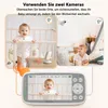 Babyphone mit 3-fachem Zoom, 4-Zoll-Babybildschirm mit 2 Produktbild-Vorschau 8