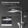 Heilmetz Regendusche Duschsystem mit Thermostat, 30x30cm Produktbild-Vorschau 7