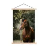 MuchoWow® Textilposter Pferd - Äste - Porträt 60x90 cm mit Produktbild-Vorschau 1