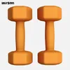 GORILLA SPORTS® Hanteln Set - Neopren, 2x3kg, Guss, Orange Produktbild-Vorschau 4