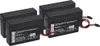 4x Q-Batteries 12LS-0.8 12V 0,8Ah AGM Blei-Vlies Akku Heim Produktbild-Vorschau 1