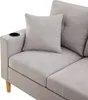 MODFU Ecksofa 3-Sitzer-Sofa mit Chaiselongue,Stauraum und Produktbild-Vorschau 8