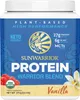 A product shot of a Sunwarrior Warrior Blend Organic Vanilla protein powder container. Produktbild-Vorschau
