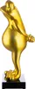 Casablanca by Gilde Dekofigur Skulptur Frosch Frog gold Produktbild-Vorschau 2