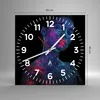 Wanduhr - Quadrat - Glasuhr - Frau Ultraviolett Glitzer - Produktbild-Vorschau 3