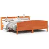 Massivholzbett ohne Matratze Wachsbraun 180x200 Kiefernholz Produktbild-Vorschau 1