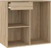 vidaXL Szafka kosmetyczna dąb sonoma 80x40x75 cm materiał Podgląd zdjęcia produktu 6