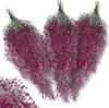 Hängende dekorative künstliche Weidenblumen, 3 Stück, rosa Produktbild-Vorschau 2
