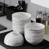 MALACASA Schüssel Set, Serie Regular, 4-tlg 750ml Marmor Produktbild-Vorschau 10