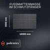 POLENTEX Aluminium-Fußmatte mit Ablaufwanne – 100x50 cm, 22 Produktbild-Vorschau 7