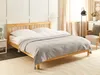 BELIANI Béžový šedý bavlněný přehoz na postel 150 x 200 cm Náhled obrázku produktu 2