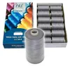 Nähgarn Polyester 1 Spule 40/2 120er 1000m grau Produktbild-Vorschau