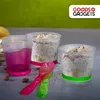 Müsli 2 Go Becher mit Löffel und Iso-Kühlfach Rot - Produktbild-Vorschau 7