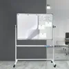 Whiteboard speziallackiert mobil & drehbar 180 x 120 cm Produktbild-Vorschau 5