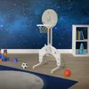 Joyz Kinder Basketballkorb Set 3in1 Basketballständer Produktbild-Vorschau 9