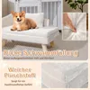 COSTWAY luksusowa sofa dla kota, podwyższone legowisko dla Podgląd zdjęcia produktu 5