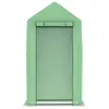 vidaXL Serra con struttura in acciaio 0,5 m² 1x0,5x1,9 m Anteprima dell’immagine prodotto 4