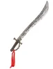 Realistischer Piratensäbel Jack Sparrow Silber-Braun 82cm Produktbild-Vorschau 1