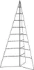 vidaXL Albero di Natale in metallo per decorazioni nero 180 Anteprima dell’immagine prodotto 5