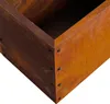Sichtschutz Rost Metall Gartenzaun 150x50cm Hochbeet Produktbild-Vorschau 6