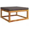 vidaXL 6-tlg. Gartensofa-Set mit Kissen Holz Akazie & Seil Produktbild-Vorschau 3