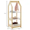 Kinder Regal SALLY Hausform, natur/weiß - Montessori  Produktbild-Vorschau 8