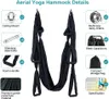 Topchances Aerial Yoga Hammock Set Air Silk Yoga Kit Náhled obrázku produktu 2