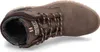 A top-down view of a brown leather boot. Produktbild-Vorschau