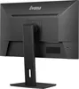 The back view of a black Iiyama monitor on a stand, against a light gray background. Produktbild-Vorschau